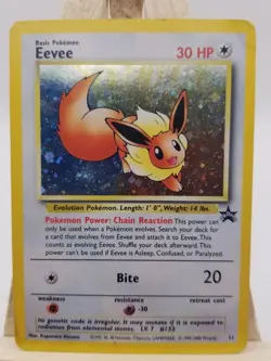 Eevee 11/53 - Pokemon - Wizards of Coast Black Star Promo - Damaged - Image 2