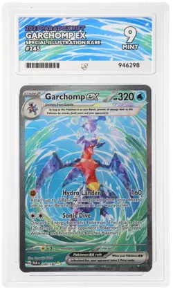 Pokemon TCG Garchomp EX 245/182 Paradox Rift Special Illustration Rare - ACE 9 - Image 1