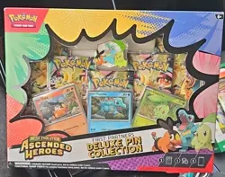 Pokemon TCG Mega Evolution Ascended Heroes First Partners Deluxe Pin Collection - Image 1