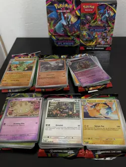 BULK Pokemon Phantasmal Flames Booster Bundle x2 OPENED - Image 3