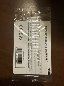 Pokemon TCG Perfect Order Prerelease Promo STAFF Sealed Pack Serperior - Image 2