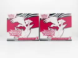 LOT OF 2 Pokemon TCG Scarlet Violet White Flare Elite Trainer Box ETB NEW SEALED - Image 2