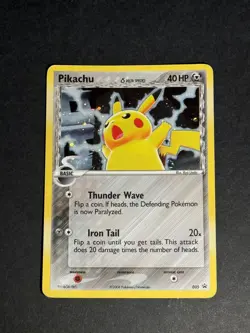 Pikachu Black Star Promo Holo #035 FART SWIRL Delta Species Pokemon DMG - Image 1