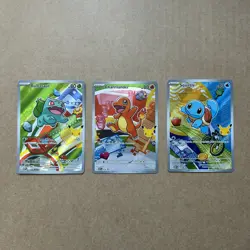 Pokemon First Partner Illustration Collection Kanto Gen 1 Starter - PACK FRESH✅ - Image 1