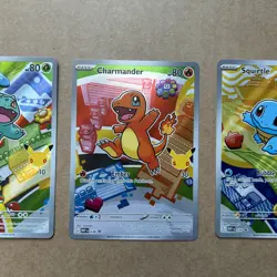 Pokemon First Partner Illustration Collection Kanto Gen 1 Starter - PACK FRESH✅ - Image 3