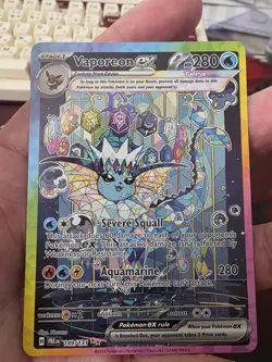 Pokemon TCG Vaporeon EX Sir 149/131 Prismatic Evolutions - Image 3