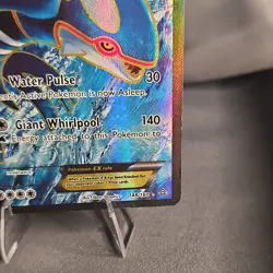 Pokemon Kyogre EX Ultra Rare Full Art Holo 148/160 XY - Primal Clash MP - Image 4