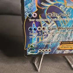 Pokemon Kyogre EX Ultra Rare Full Art Holo 148/160 XY - Primal Clash MP - Image 5