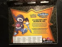 Pokemon Shining Fates Factory Sealed Galarian Mr. Rime Mad Party Pin Collection - Image 2