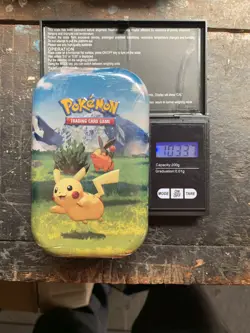 Pokemon Ascended Heroes Mini Tin - 103.37g VERY HEAVY 🔥Possible GOD PACK🔥 - Image 1