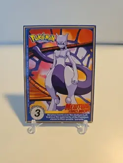Burger King Pokemon PokeTrivia Non-Perforated Wigglytuff #40 (DMG) - Image 2