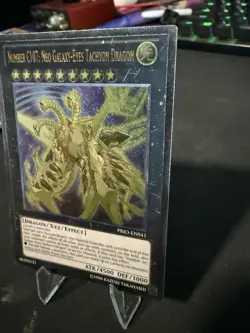 Yugioh Number C107: Neo Galaxy-Eyes Tachyon Dragon PRIO-EN041 Ultimate Rare lp - Image 2