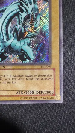 Blue-Eyes White Dragon BPT-003 YuGiOh Limited Edition Secret Rare VLP - Image 5