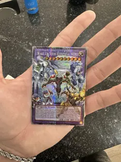Wake Up Your Elemental HERO STARLIGHT RARE OVERFRAME YU-GI-OH! RA05-EN142 1st Ed - Image 1