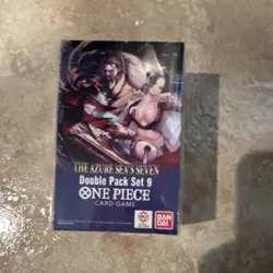 One Piece Card Game The Azure Sea's Seven Double Pack Set 9, 2 Packs, English - Image 1