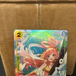 Shirahoshi OP12-102 SR Alt Art One Piece Super Rare Near mint English - Image 2
