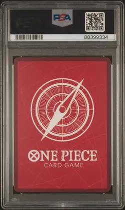One Piece Paramount War Monkey D Garp OP02-002 Leader Alt Art PRE ERRATA PSA 10 - Image 2
