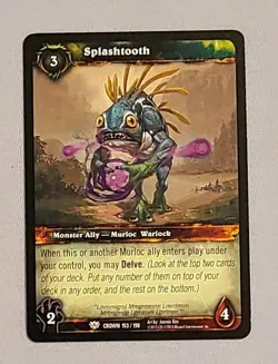 World Of Warcraft-Splashtooth - Crown of the Heavens - 153/198 - WoW TCG - C - Image 1