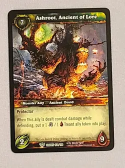 Ashroot, Ancient of Lore - Crown of the Heavens - World of Warcraft TCG - Image 1