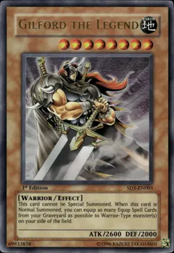 Gilford The Legend - Ultra Rare 1st Edition SD5-EN001 - NM - YuGiOh - Image 1