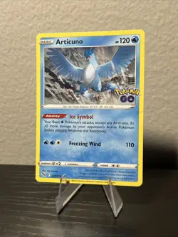 Pokemon TCG Articuno Card #024/078 Pokemon Go Holo - Image 2