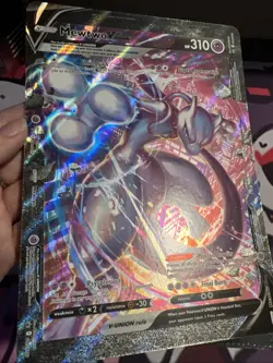 Mewtwo V-UNION SWSH160 SWSH: Sword & Shield JUMBO Promo Cards Holo - Image 3
