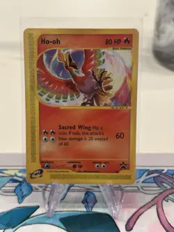 Pokemon Card Ho-oh Wizards of the Coast Series #52 Black Star Promo - Image 1