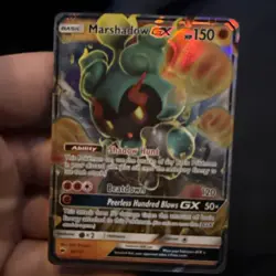 Pokemon Marshadow GX TCG Burning Shadows Holo Ultra Rare Card 80/147 Nm - Image 1