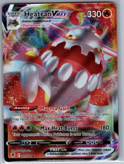 Heatran VMAX 026/189 SWSH10: Astral Radiance - Pokemon Card - NM - Image 1