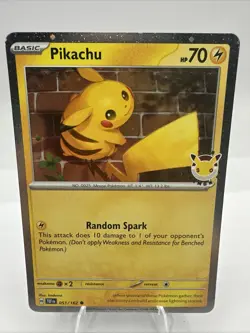 Pokemon Pikachu Pokemon day 2026 Stamp Promo Card 051/162 Cosmos Holo - Image 1