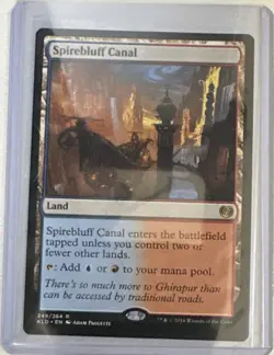Spirebluff Canal 249/Kaladesh Land Rare Blue Red Magic Wizards MTG Card - Image 1