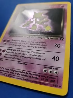 Dark Alakazam - 1/82 - Team Rocket - Unlimited Holo Rare - Pokemon TCG - LP - Image 2