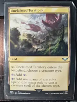 Unclaimed Territory Land 304 40K MTG SealedinSleeve - Image 1
