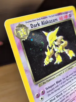 Pokemon TCG Dark Alakazam 1/82 Team Rocket Holo Rare Unlimited - Image 3