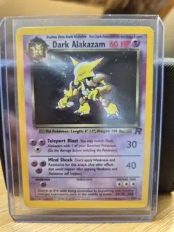 Pokemon TCG Dark Alakazam 1/82 Team Rocket Holo Rare Unlimited - Image 5