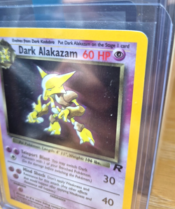 Pokemon TCG Dark Alakazam 1/82 Team Rocket Holo Rare Unlimited NM - Image 3