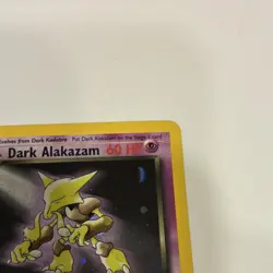 Pokemon TCG Dark Alakazam Team Rocket Holo Rare 1/82 Wizards 2000 Unlimited READ - Image 4