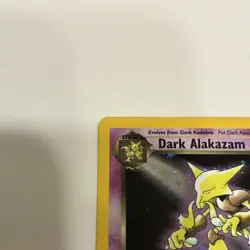 Pokemon TCG Dark Alakazam Team Rocket Holo Rare 1/82 Wizards 2000 Unlimited READ - Image 5