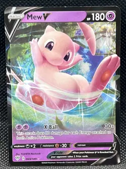Pokemon TCG Mew V 69/189 Darkness Ablaze - Image 1