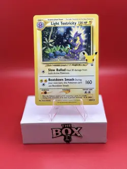 Pokemon Light Toxtricity Promo SWSH137 Holo 120 HP Beatdown Smash Card - Image 1