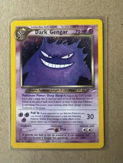 Pokemon Dark Gengar 6/105 Neo Destiny Holo Rare Unlimited English NM - Image 1