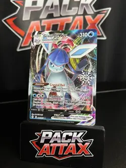 Pokemon TCG Evolving Skies Glaceon VMAX 041/203 Snowflake Stamped Calendar - Image 1