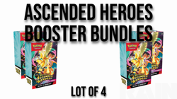 🔥 POKEMON ASCENDED HEROES BOOSTER BUNDLE - LOT OF 4 SEALED - Image 1