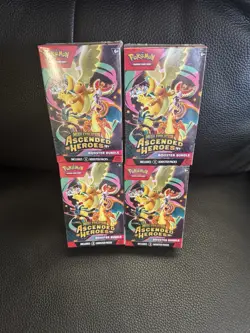 🔥 POKEMON ASCENDED HEROES BOOSTER BUNDLE - LOT OF 4 SEALED - Image 2
