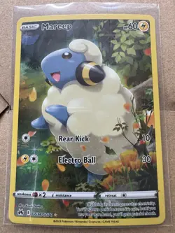 Pokemon TCG Mareep Crown Zenith: Galarian Gallery GG34/GG70 Holo Holo Rare - Image 1