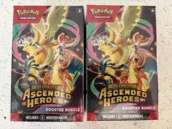 Pokemon TCG Ascended Heros Booster Bundle (2x) Factory Sealed - Image 1