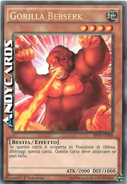 GORILLA BERSERK • (Berserk Gorilla) • Rara • BP03 IT008 • 1Ed • Yugioh ANDYCARDS - Image 1
