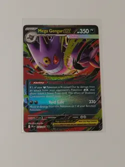Pokemon TCG Phantasmal Flames Mega Gengar EX Holo 056/094 Ultra Rare - Image 1