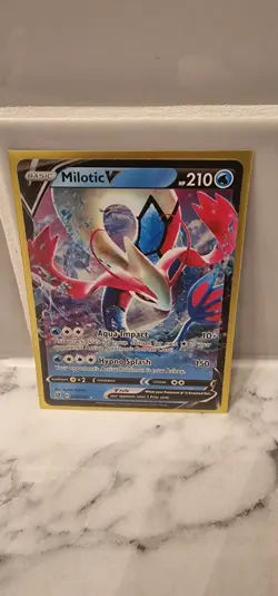 Pokemon TCG - Milotic V 043/192 - Rebel Clash - Holo Rare - NM/M - Image 1