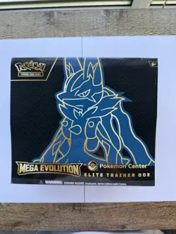 Mega Evolutions Lucario Pokemon Center Elite Trainer Box ETB New Sealed - Image 1